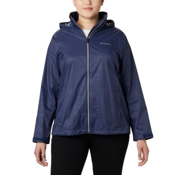 Columbia Ženske Jakne - Switchback III Printed Plus Size Tamnoplave | PQMK-81365